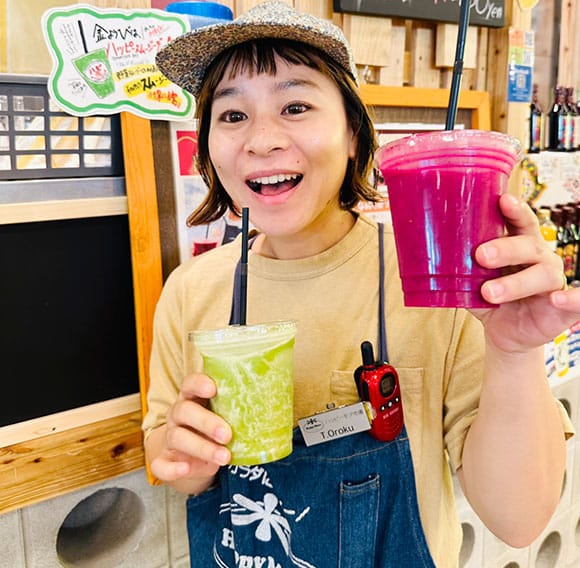 ハッピーモア市場のロクちゃんの写真